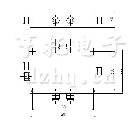 HT-KM06重量变送器外形尺寸