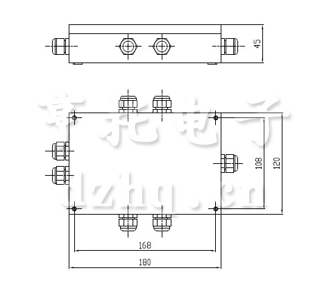 HT-KM06A 重量变送器外形尺寸